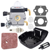 Hipa C1Q-S63 FS55R Carburetor Kit for Stihl FS 55R FS55RC FS55C FS55CE FS55T FS55Z Trimmer Brushcutter Replace 4137-120-0606 4137-120-0608 41371200614
